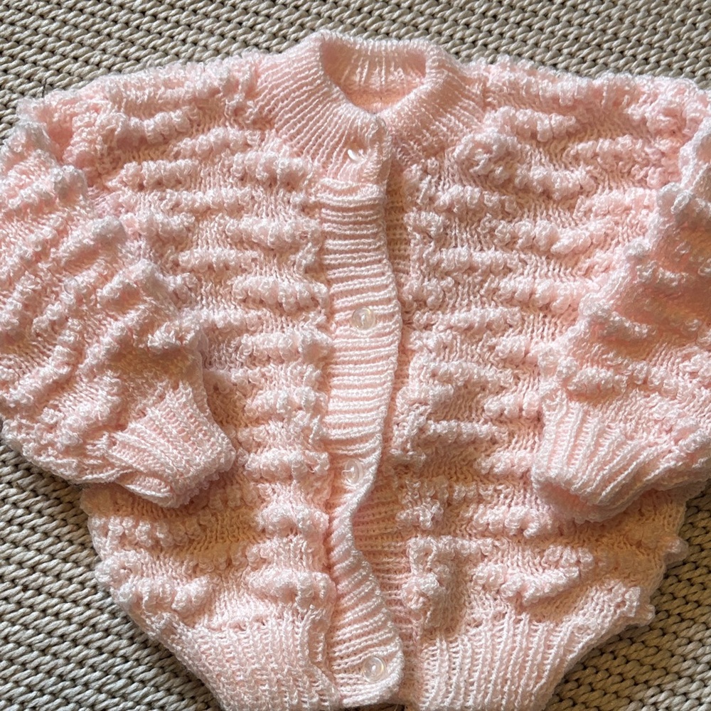 Sweater infant girls new size 18 months acrylic Mon Petit